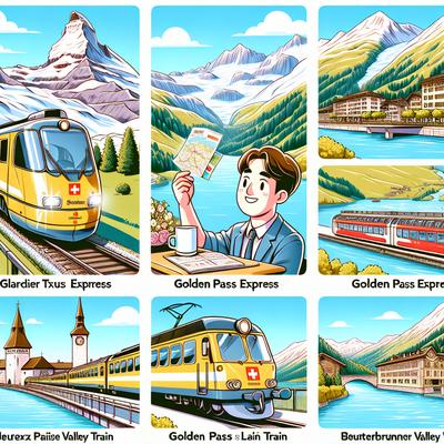 스위스의 숨막히는 기차 여행, 놓쳐선 안 될 환상적인 기차 노선